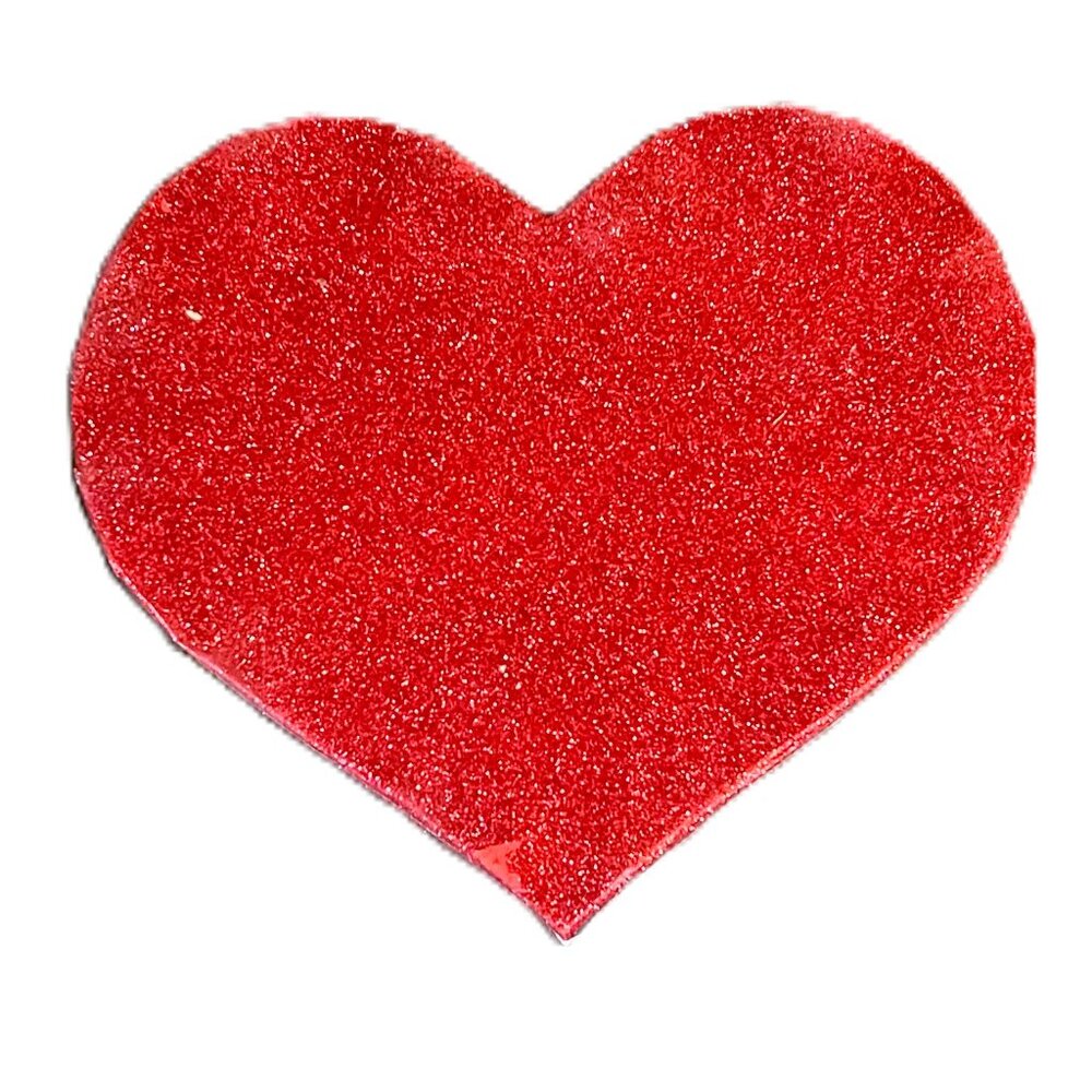 Vtg. LUSH Red Sparkle "True Love" Empty Gift Box: Reuse/Display/Collect, Box #1